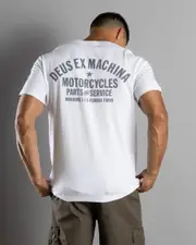 [Deus Ex Machina] Deus Ex Machina Men's Tokyo Address T-Shirt in White Size XS XS White