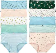 [Carter's] Girl`s Stretch Cotton Panties Underwear 10 Pack