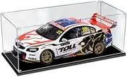 Acrylic Display Case for 1:18 Authentic TOLL HRT Holden VF Commodore 2013 Austin 400 #22 Courtney Diecast Car Model Dust Proof Glue Free