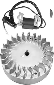NTSUMI Aluminum Flywheel 10kRPM and Speed Coil Compatible with Predator 212cc NON Hemi 224cc New Ghost 212cc engine Fit for Honda GX200 Clone 196cc BSP Tilly, Not Fit for Hemi Predator Engine