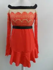 OPUS London Skater Dress Red Size 12 UK SALEb WW 01
