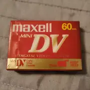 Maxell Mini DV M60SE 60 Min SP 90 Min LP Brand New Sealed