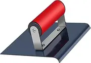 Concrete Hand Edger Plastering Trowel Construction Premium Multifunctional Stainless Steel Finishing Tool for Skimming Cement, 15.2cmx15.2cmx7cm