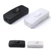 Inline Wire Switch DPST Control Light Switch/For Bedroom Desk Lamp LED Light