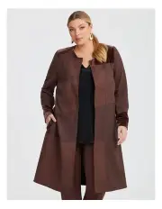 [Taking Shape] Mix It Up Media Coat in Truffle