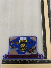 Vintage Korean War Embroidered Iron-On Patch - 4.5" x 2.5" Sew/Iron on