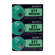Sony 377 SR626SW Watch Battery 3Pc (Exp. 10/2030)