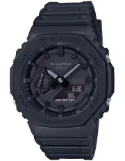 [G-Shock] Minimalist Black Analog-Digital Carbon Core Watch GA2100-1A1