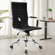 ALFORDSON Office Chair High Back Ergonomic Black