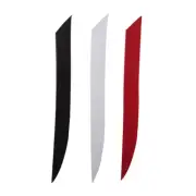 5" Traditional Kyudo Feather Archery Fletches RW Red Black White Feathers 50pcs