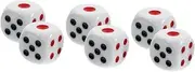 GETAJGHSD 2pcs Large Rounded Corner Dices Fun Game Dices for Board Games Parties and Home Entertainment Lightweight Accessories