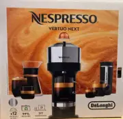 Nespresso Vertuo Next Coffee Espresso Machine By Delonghi - Chrome - NEW IN BOX!