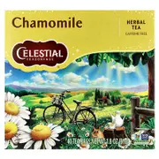 Celestial Seasonings, Herbal Tea, Chamomile, Caffeine Free, 40 Tea Bags 1.8 oz (51 g)