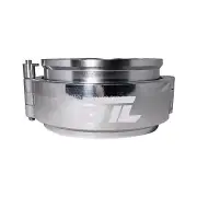 New Quick Release HD Clamp Assembly 3.50" Diameter Polished Silver