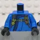 <樂高人偶小舖>正版LEGO 城市4-1 安全揹帶 藍色系 身體 配件