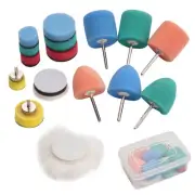 Buffing Polishing Pads 16 Pcs Detail Polisher Pads Buffing Pad U6W5