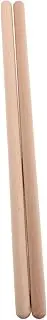 PERSELOSO 2Pcs Wooden Pilates Bar for Fitness and Rehabilitation Shoulder Stretching Stick for Hunchback Correction and Dance Training Durable for Enhanced Flexibility
