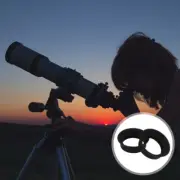 2 Pcs Telescope Eyepiece Cover Adjustable Polarizing Lens for Astronomy