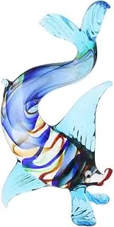 [Glass Of Venice] Murano Glass Striped Elongated Fish