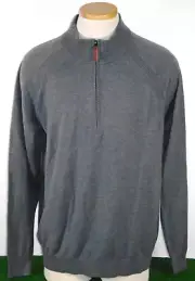 NWT Footjoy Lifestyle DriRelease Half Zip Sweater, Heather Charcoal Large, 29072