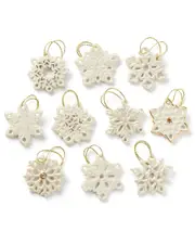 Lenox Snowflake 10pc Ornament Set