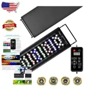 IP68 Waterproof Full Spectrum LED Aquarium Lighting with 10 Dimming Levels