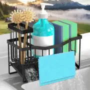 Sponge Holder for Kitchen Sink with Auto Draining Tray,Kitchen Sink Caddy Org...