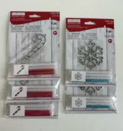 Candy Candy Snowflake Stained Glass Xmas Ornament Kit Makit & Bakit Suncatcher