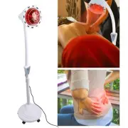 275W Floor Stand Infrared Light Therapy Lamp Adjustable Pain Relief Skin Care