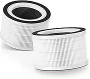 CFKREYA Replacement HEPA Filter for Afloia Fillo, Halo, Also Compatible with Mooka Allo Air Puri-Fier, 3-in-1 H13 True HEPA Filtration, 2 Pack