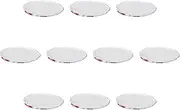 Set of 10, Iroe Ginsai Maimaru Shaku Large Shake Plate, 13.0 x 12.6 x 1.4 inches (33 x 32 x 3.5 cm) | Round Plate (Extra Large) Setomonohonpo