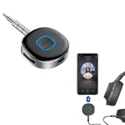 Bluetooth 5.0 Wireless Audio Receiver Portable 3.5mm Aux Car Adapter