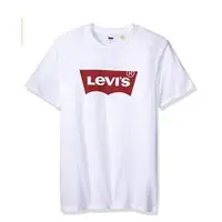 在飛比找ETMall東森購物網優惠-LEVIS 白色LOGO標誌短袖 T 恤-成人版