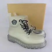 Victor And Rolf Melissa Boots Size 7 Clear See Through Jelly Festival Rave