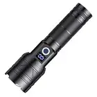 120000LM LED Flashlight Zoom Lights Super Bright Torch USB Rechargeable Lamps