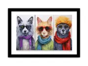AnimalsArt Framed print Art Poster
