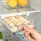 Organizer Container for Fridge, Drawer Refrigerator Egg Storage Box