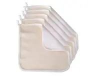 Paradiso Soft-Weave Terry Wash Cloths for Face and Body, Dual-Sided Gentle Cl...