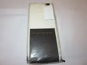 Donna Karan Opaline Linear stripe Ivory Euro Sham New $190