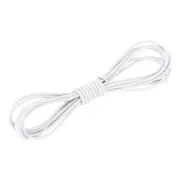 1/8 Inch Shock Cord, 10 Feet White Bungee Cord Tent Pole Elastic Kayak Rope