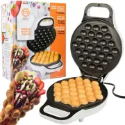 MasterChef Bubble Waffle Maker- Electric Non stick Hong Kong Egg Waffler Iron