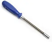 7mm Flexible Hex Screwdriver 90 Degree Bendable Nutdriver Hex Socket For Car Repair