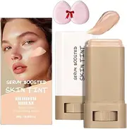 Foundation Stick Beauty Balm Serum Boosted Skin Tint,Solid Tinted Moisturizing Serum Contour Foundation Face Stick,Even Skin Tone Portable Moisturizing Essence,Natural Finish Makeup (05#, Same size)