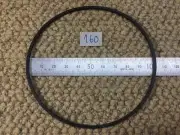 160mm Folded Length - 2mm Square Rubber Belt for CD-Cassette Deck -VCR - Player