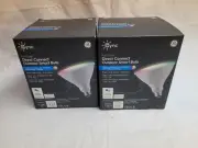 2 GE CYNC Direct Connect WiFi Full Color Changing Outdoor LED Smart Light Bulbs