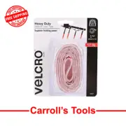 VELCRO® Heavy Duty Stick On Tape - Hook & Loop - 25mm x 1m - White