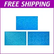 Durable Nylon Mesh Stencils for Easy Free Motion Quilting - Continuous Patterns