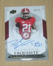 2012 Upper Deck Exquisite Endorsements Dre Kirkpatrick autograph 74/75