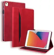 CXTcase iPad 7th/8th/9th Generation Case,iPad Air 3/iPad Pro 10.5" Cover PU Leather Wallet Case with Card Slot Tablet Cover for iPad 10.2" 2019/2020/2021, iPad Air 3/iPad Pro 10.5 Inch - Red