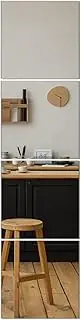 Full Length Mirror Tiles (Glass, 12''x12''x 4PCS), Large Full Body Wall Mirror for Door, Bedroom, Home Gym